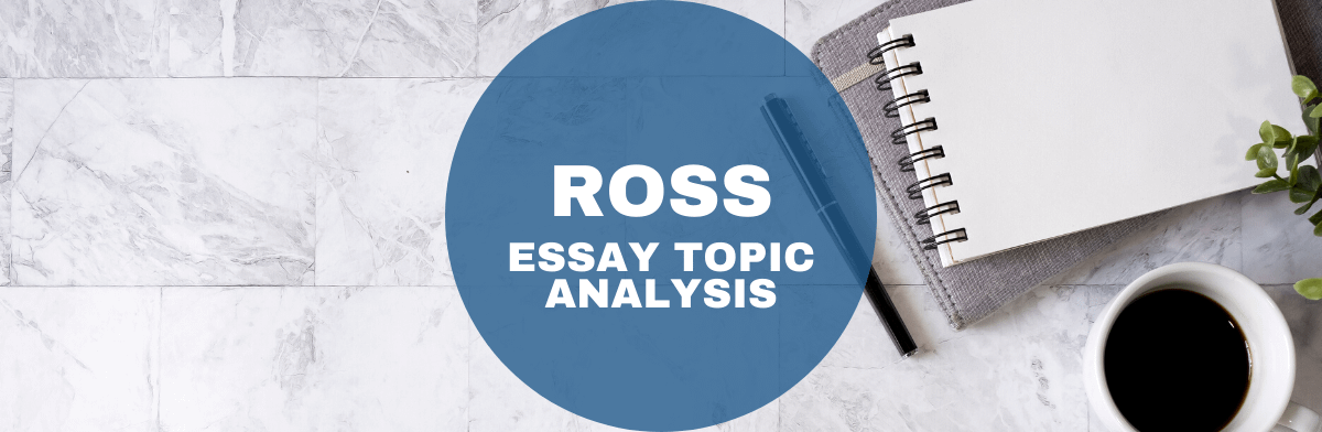 ross business school essay