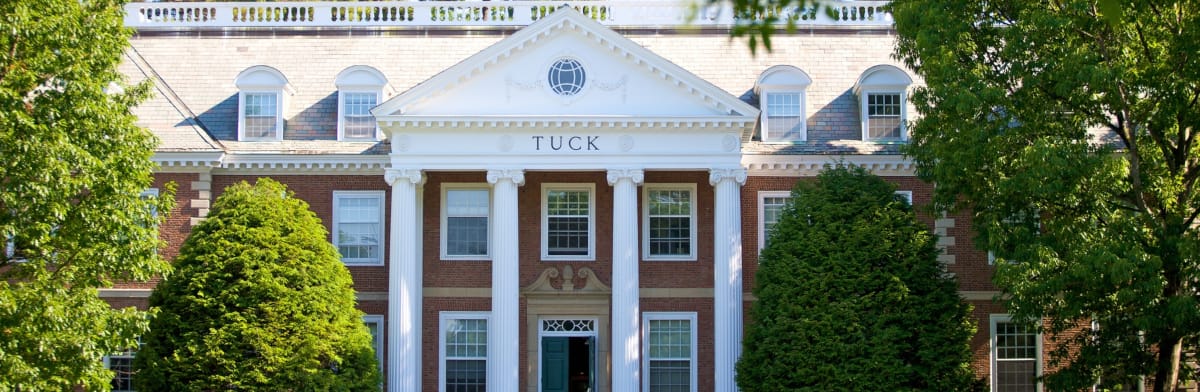 mba admissions brief dartmouth tuck
